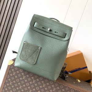 - LTouch cowhide leather - Cowhide leather trim - Metal hardware - Front pocket - Hook closure - Main compartment with lockable closure - Zippered interior pocket - Shoulder strap: Non-removable, adjustable - Handle: Single handle - Made in France, Spain, Italy, or the USA